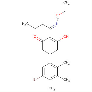 88174-20-3  2-Cyclohexen-1-one,5-(5-bromo-2,3,4-trimethylphenyl)-2-[1-(ethoxyimino)butyl]-3-hydroxy-