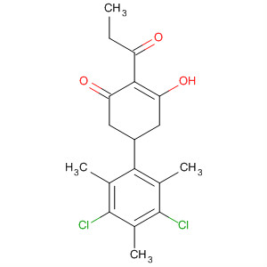 88175-25-1  2-Cyclohexen-1-one,5-(3,5-dichloro-2,4,6-trimethylphenyl)-3-hydroxy-2-(1-oxopropyl)-
