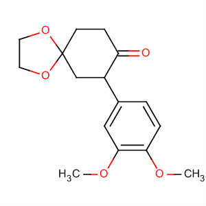 88176-84-5  1,4-Dioxaspiro[4.5]decan-8-one, 7-(3,4-dimethoxyphenyl)-