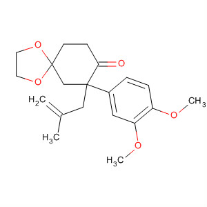 88176-85-6  1,4-Dioxaspiro[4.5]decan-8-one,7-(3,4-dimethoxyphenyl)-7-(2-methyl-2-propenyl)-