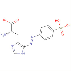 88180-57-8  L-Histidine, 5-[(4-arsonophenyl)azo]-