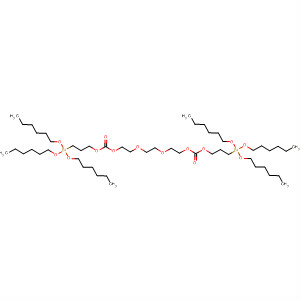 88184-24-1  2,5,8,11,13,18-Hexaoxa-17-silatetracosanoic acid,17,17-bis(hexyloxy)-12-oxo-, 3-[tris(hexyloxy)silyl]propyl ester