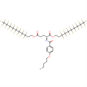 88185-44-8  L-Glutamic acid, N-[4-(4-bromobutoxy)benzoyl]-,bis(3,3,4,4,5,5,6,6,7,7,8,8,9,9,10,10,10-heptadecafluorodecyl) ester