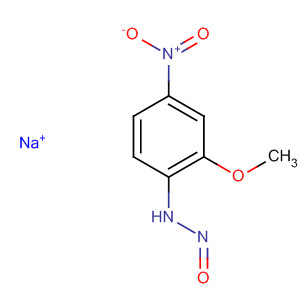 88185-84-6  Benzenamine, 2-methoxy-4-nitro-N-nitroso-, sodium salt