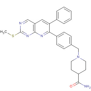 882047-61-2  4-Piperidinecarboxamide,1-[[4-[2-(methylthio)-6-phenylpyrido[2,3-d]pyrimidin-7-yl]phenyl]methyl]-