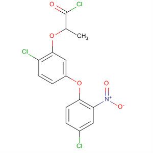 88230-51-7  Propanoyl chloride, 2-[2-chloro-5-(4-chloro-2-nitrophenoxy)phenoxy]-