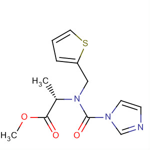 88236-55-9  L-Alanine, N-(1H-imidazol-1-ylcarbonyl)-N-(2-thienylmethyl)-, methylester