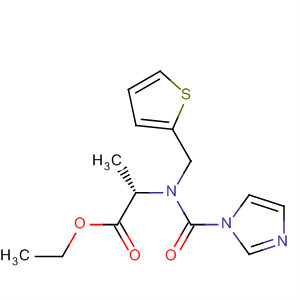 88236-56-0  L-Alanine, N-(1H-imidazol-1-ylcarbonyl)-N-(2-thienylmethyl)-, ethyl ester