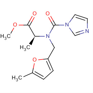 88236-61-7  L-Alanine, N-(1H-imidazol-1-ylcarbonyl)-N-[(5-methyl-2-furanyl)methyl]-,methyl ester