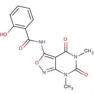 88236-80-0  Benzamide,2-hydroxy-N-(4,5,6,7-tetrahydro-5,7-dimethyl-4,6-dioxoisoxazolo[3,4-d]pyrimidin-3-yl)-