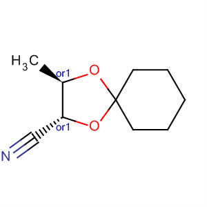 88239-06-9  1,4-Dioxaspiro[4.5]decane-2-carbonitrile, 3-methyl-, trans-