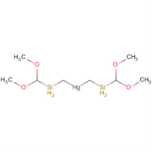 88242-83-5  Mercury, bis[(dimethoxymethylsilyl)methyl]-