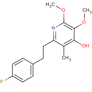 882426-77-9  4-Pyridinol, 2-[2-(4-fluorophenyl)ethyl]-5,6-dimethoxy-3-methyl-