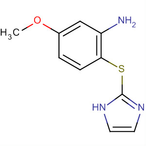 88251-72-3  Benzenamine, 2-(1H-imidazol-2-ylthio)-5-methoxy-