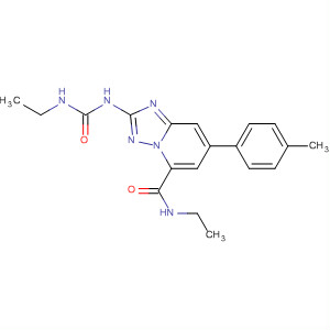 882520-60-7  [1,2,4]Triazolo[1,5-a]pyridine-5-carboxamide,N-ethyl-2-[[(ethylamino)carbonyl]amino]-7-(4-methylphenyl)-