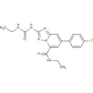 882520-61-8  [1,2,4]Triazolo[1,5-a]pyridine-5-carboxamide,N-ethyl-2-[[(ethylamino)carbonyl]amino]-7-(4-fluorophenyl)-