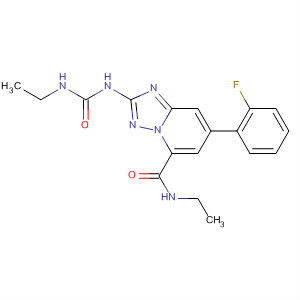 882520-64-1  [1,2,4]Triazolo[1,5-a]pyridine-5-carboxamide,N-ethyl-2-[[(ethylamino)carbonyl]amino]-7-(2-fluorophenyl)-