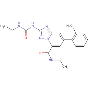 882520-65-2  [1,2,4]Triazolo[1,5-a]pyridine-5-carboxamide,N-ethyl-2-[[(ethylamino)carbonyl]amino]-7-(2-methylphenyl)-