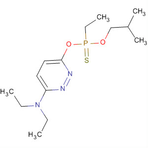 88259-56-7  Phosphonothioic acid, ethyl-, O-[6-(diethylamino)-3-pyridazinyl]O-(2-methylpropyl) ester