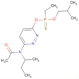 88259-96-5  Phosphonothioic acid, ethyl-,O-[6-[acetyl(1-methylpropyl)amino]-3-pyridazinyl] O-(2-methylpropyl)ester