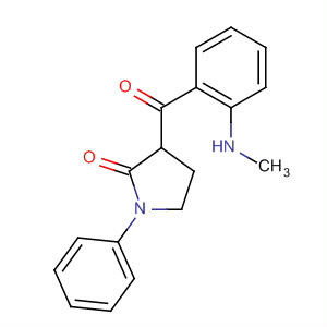 88263-83-6  2-Pyrrolidinone, 3-[2-(methylamino)benzoyl]-1-phenyl-