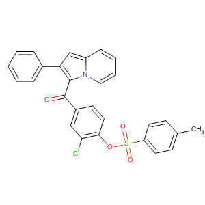 88273-87-4  Methanone,[3-chloro-4-[[(4-methylphenyl)sulfonyl]oxy]phenyl](2-phenyl-3-indolizinyl)-