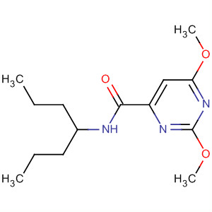 877759-68-7  4-Pyrimidinecarboxamide, 2,6-dimethoxy-N-(1-propylbutyl)-