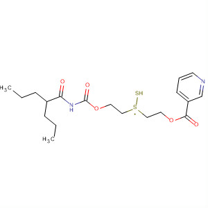 877864-83-0  3-Pyridinecarboxylic acid,2-[[2-[[[(1-oxo-2-propylpentyl)amino]carbonyl]oxy]ethyl]dithio]ethyl ester
