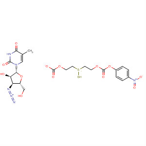 877865-64-0  Thymidine, 3'-azido-3'-deoxy-,5'-[2-[[2-[[(4-nitrophenoxy)carbonyl]oxy]ethyl]dithio]ethyl carbonate]