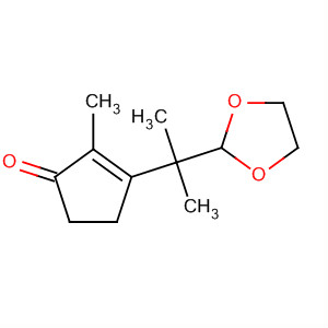 87802-33-3  2-Cyclopenten-1-one, 3-[1-(1,3-dioxolan-2-yl)-1-methylethyl]-2-methyl-