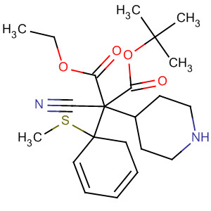 878130-31-5  4-Piperidineacetic acid,a-cyano-1-[(1,1-dimethylethoxy)carbonyl]-4-[4-(methylthio)phenyl]-, ethylester