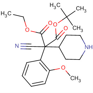 878130-32-6  4-Piperidineacetic acid,a-cyano-1-[(1,1-dimethylethoxy)carbonyl]-4-(3-methoxyphenyl)-, ethylester