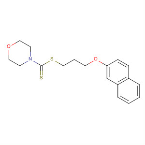 878197-05-8  4-Morpholinecarbodithioic acid, 3-(2-naphthalenyloxy)propyl ester 878197-05-8  4-Morpholinecarbodithioic acid, 3-(2-naphthalenyloxy)propyl ester