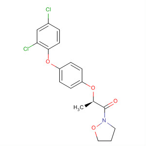87828-16-8  Isoxazolidine, 2-[2-[4-(2,4-dichlorophenoxy)phenoxy]-1-oxopropyl]-, (R)-