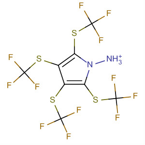 87840-91-3  1H-Pyrrole, 2,3,4,5-tetrakis[(trifluoromethyl)thio]-, ammonium salt