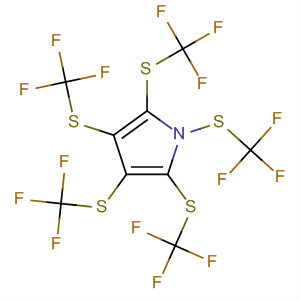 87840-93-5  1H-Pyrrole, 1,2,3,4,5-pentakis[(trifluoromethyl)thio]-