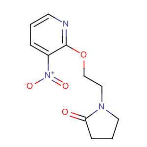 878407-90-0  2-Pyrrolidinone, 1-[2-[(3-nitro-2-pyridinyl)oxy]ethyl]-