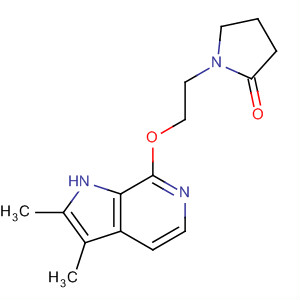 878407-92-2  2-Pyrrolidinone,1-[2-[(2,3-dimethyl-1H-pyrrolo[2,3-c]pyridin-7-yl)oxy]ethyl]-