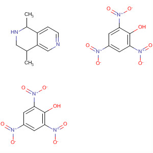 87870-28-8  2,6-Naphthyridine, 1,2,3,4-tetrahydro-1,4-dimethyl-, compd. with2,4,6-trinitrophenol (1:2)