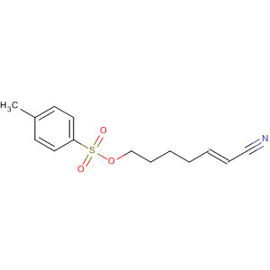 878795-32-5  2-Heptenenitrile, 7-[[(4-methylphenyl)sulfonyl]oxy]-, (2E)-