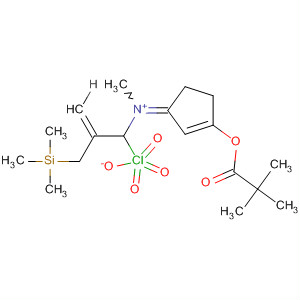 87883-74-7  2-Propen-1-aminium,N-[3-(2,2-dimethyl-1-oxopropoxy)-2-cyclopenten-1-ylidene]-N-methyl-2-[(trimethylsilyl)methyl]-, (Z)-, perchlorate