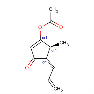 87895-41-8  2-Cyclopenten-1-one, 3-(acetyloxy)-4-methyl-5-(2-propenyl)-, trans-