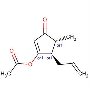 87895-42-9  2-Cyclopenten-1-one, 3-(acetyloxy)-5-methyl-4-(2-propenyl)-, trans-