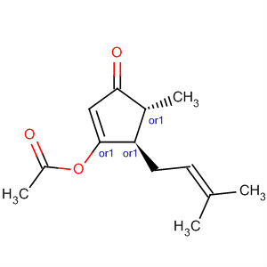 87895-48-5  2-Cyclopenten-1-one, 3-(acetyloxy)-5-methyl-4-(3-methyl-2-butenyl)-,trans-