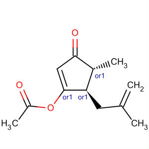 87895-50-9  2-Cyclopenten-1-one, 3-(acetyloxy)-5-methyl-4-(2-methyl-2-propenyl)-,trans-