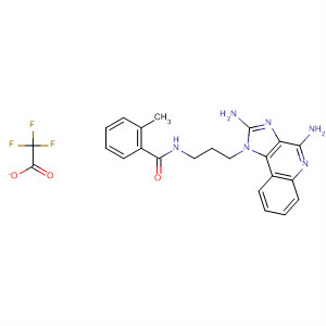 879002-21-8  Benzamide,N-[3-(2,4-diamino-1H-imidazo[4,5-c]quinolin-1-yl)propyl]-2-methyl-,trifluoroacetate