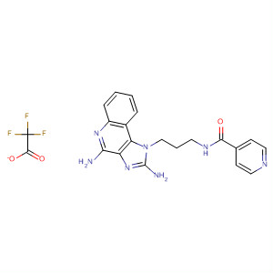 879002-37-6  4-Pyridinecarboxamide,N-[3-(2,4-diamino-1H-imidazo[4,5-c]quinolin-1-yl)propyl]-,trifluoroacetate