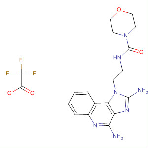 879004-32-7  4-Morpholinecarboxamide,N-[2-(2,4-diamino-1H-imidazo[4,5-c]quinolin-1-yl)ethyl]-, trifluoroacetate