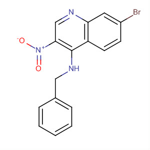 879004-36-1  4-Quinolinamine, 7-bromo-3-nitro-N-(phenylmethyl)-