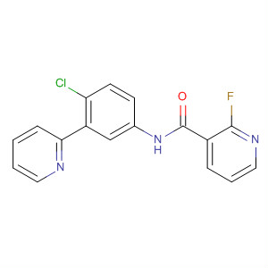 879085-62-8  3-Pyridinecarboxamide, N-[4-chloro-3-(2-pyridinyl)phenyl]-2-fluoro-